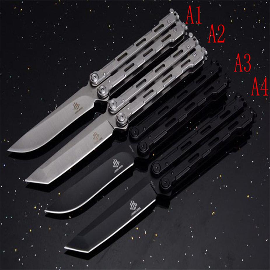 Good JL-03AB tactical -swinging knife 420 blade Cast steel handle hollowed out pocket camping combat knifes BM42 Knives300F
Good JL-03AB tactical -swinging knife 420 blade Cast steel handle hollowed out pocket camping combat knifes BM42 Knives300F