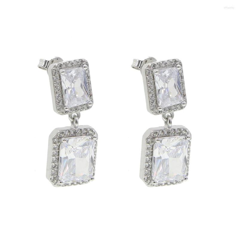 Dangle Earrings Iced Out 5A Cubic Zirconia Cz Paved Geometric Square Drop Charm GOLD Silver Color Sparking Bling Wedding For Women 
Dangle Earrings Iced Out 5A Cubic Zirconia Cz Paved Geometric Square Drop Charm GOLD Silver Color Sparking Bling Wedding For Women
