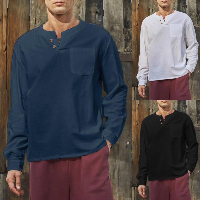 Men's Casual Shirts Printed Tee Shirt Men Solid V Neck Top Fashion Loose Long Sleeve Pocket Blouse All-match Active, Black
Men's Casual Shirts Printed Tee Shirt Men Solid V Neck Top Fashion Loose Long Sleeve Pocket Blouse All-match Active, Black