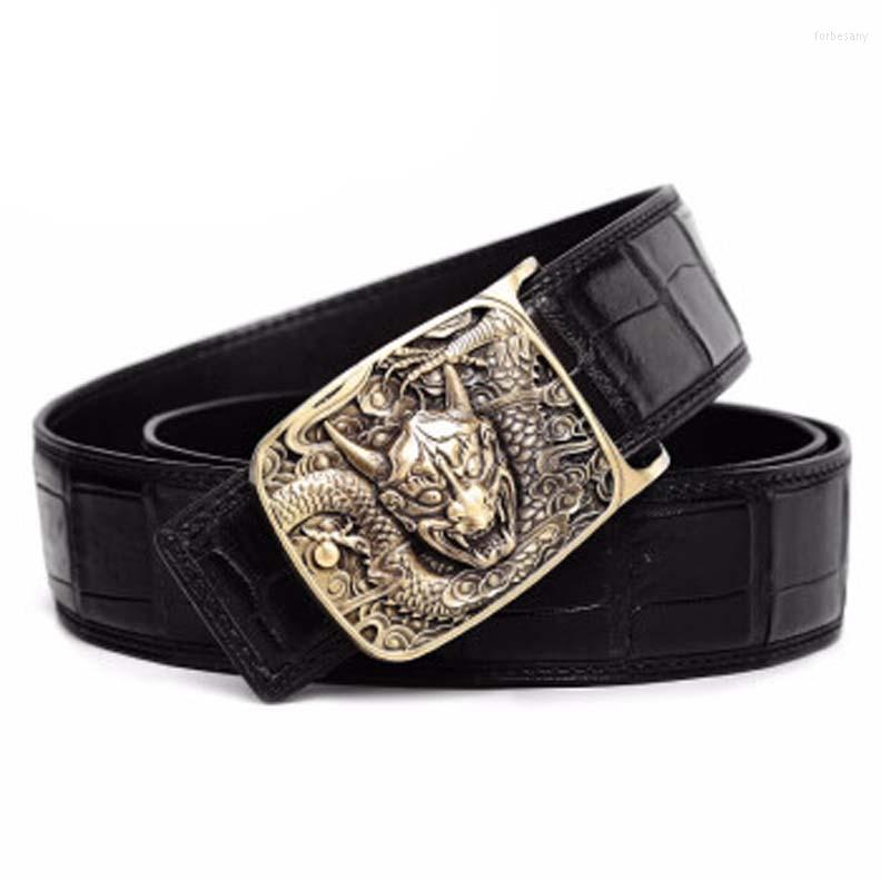 Belts VVBrown Crocodile Leather Business Men Belt Brass Plate Buckles Male Smooth Buckle, Black
Belts VVBrown Crocodile Leather Business Men Belt Brass Plate Buckles Male Smooth Buckle, Black