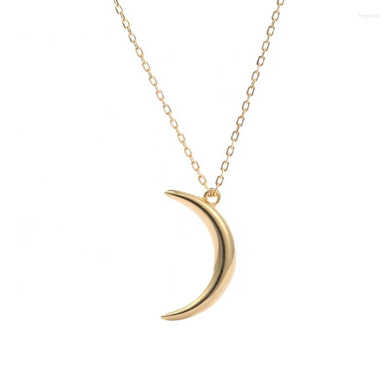 Pendant Necklaces 2022 Fashion Jewelry 18K Gold Plated Crescent Moon Necklace Women Choker S925 Sterling Silver
Pendant Necklaces 2022 Fashion Jewelry 18K Gold Plated Crescent Moon Necklace Women Choker S925 Sterling Silver