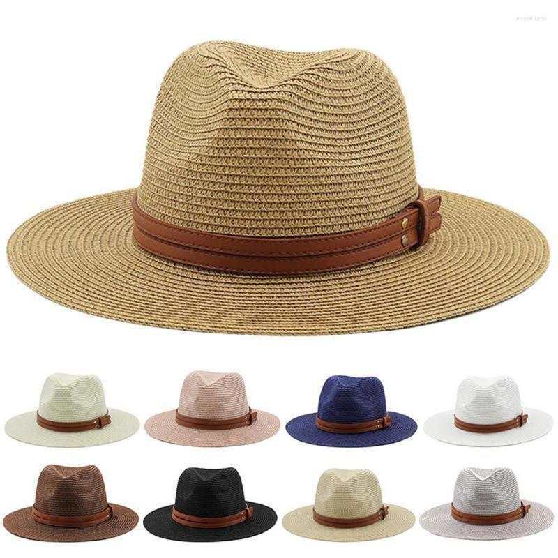 Berets Unisex Classic Casual Jazz Hat Summer Beach Breathable Large Wide Brim Panama Straw Sun Caps Uv Protection Bucket Hats Fedora, Beige
Berets Unisex Classic Casual Jazz Hat Summer Beach Breathable Large Wide Brim Panama Straw Sun Caps Uv Protection Bucket Hats Fedora, Beige