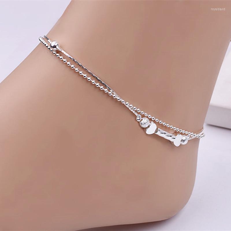 Anklets Fashion Jewelry Silver Color Heart Beads Mix Design Anklet For Women Girls Love's Gift Wholesale Beach
Anklets Fashion Jewelry Silver Color Heart Beads Mix Design Anklet For Women Girls Love's Gift Wholesale Beach