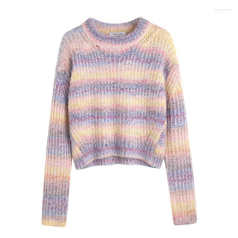 Women's Sweaters Women's Fannic 2022 Winter Striped Round Neck Loose Pullover Long Sleeve Wool Knitted Sweater Women, Orange beige stripe
Women's Sweaters Women's Fannic 2022 Winter Striped Round Neck Loose Pullover Long Sleeve Wool Knitted Sweater Women, Orange beige stripe
