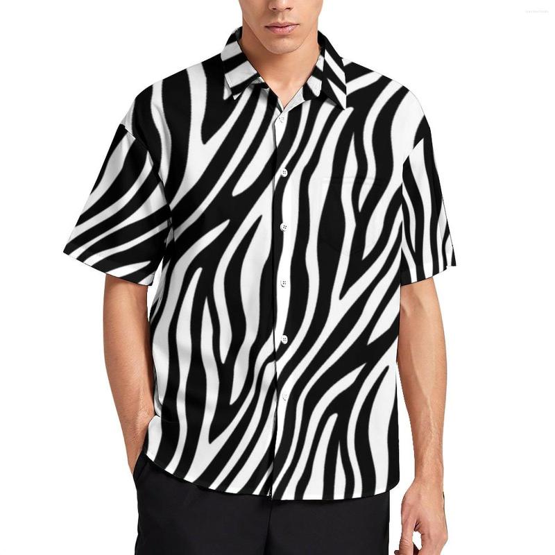 Men's Casual Shirts Zebra Pattern Shirt Male African Animal Stripes Print Daily Street Style Blouses Short Sleeve Oversized, Style-6
Men's Casual Shirts Zebra Pattern Shirt Male African Animal Stripes Print Daily Street Style Blouses Short Sleeve Oversized, Style-6