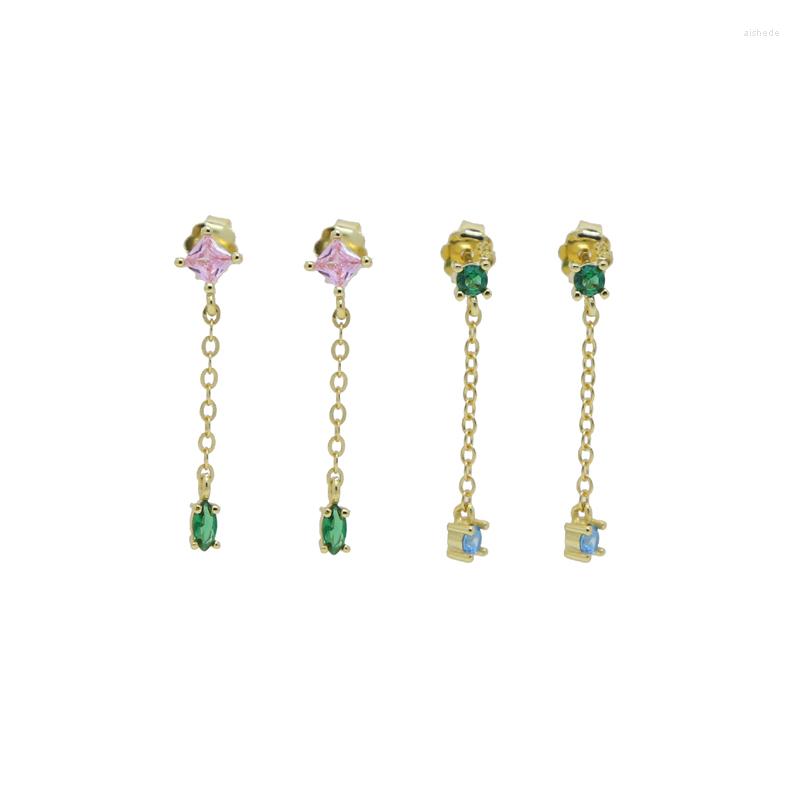 Hoop Earrings Design Pink Green White Cz Paved Tassel Chain Dangle Earring For Women Girl Party Wedding Long Jewelry Gift
Hoop Earrings Design Pink Green White Cz Paved Tassel Chain Dangle Earring For Women Girl Party Wedding Long Jewelry Gift