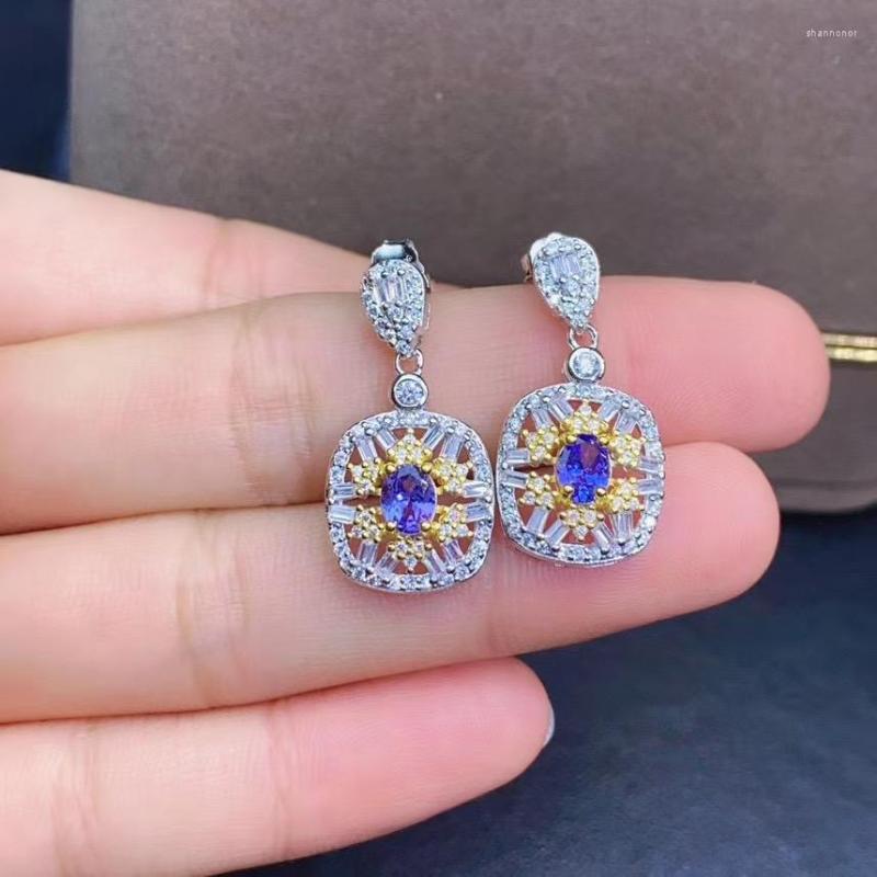 Stud Earrings Engagement Gift Tanzanite Earring Natural And Real 925 Sterling Silver
Stud Earrings Engagement Gift Tanzanite Earring Natural And Real 925 Sterling Silver