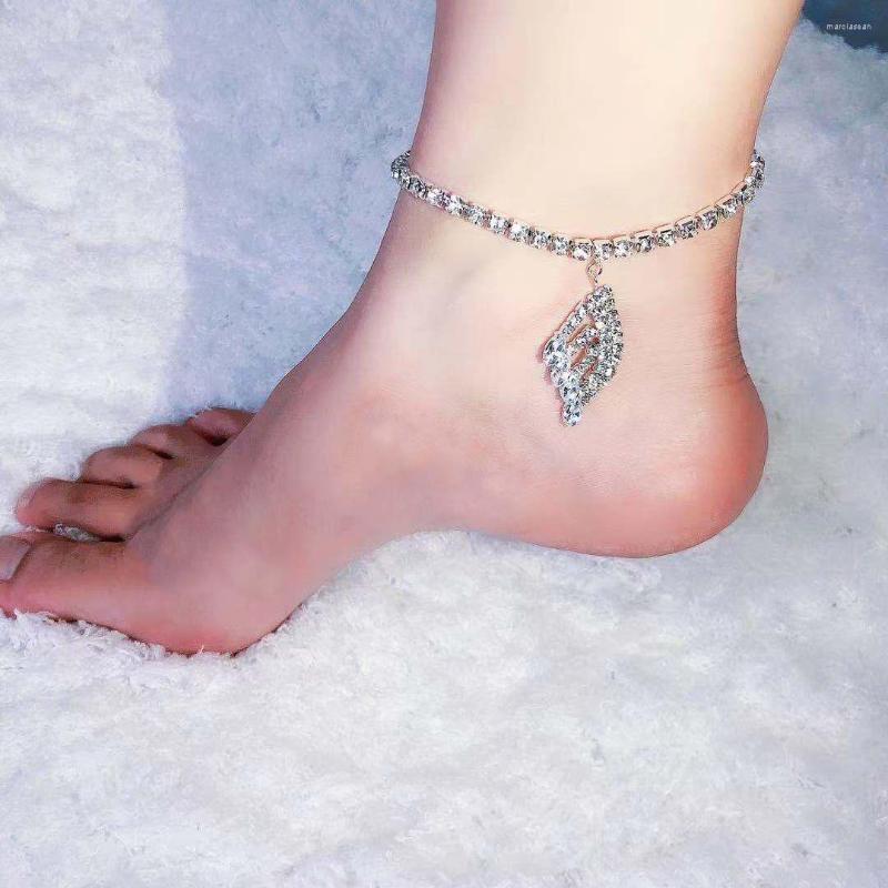 Anklets Fashion Shining Rhinestone Crystal Pendant Anklet Chain Foot Accessories Women's Summer Beach Barefoot Sandals Bracelet
Anklets Fashion Shining Rhinestone Crystal Pendant Anklet Chain Foot Accessories Women's Summer Beach Barefoot Sandals Bracelet