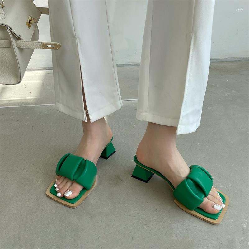 Sandals Low Heeled Ladies Slippers Yellow Block Heels Casual Summer Shoes Green PU Leather Women Sandales Femmes, Black
Sandals Low Heeled Ladies Slippers Yellow Block Heels Casual Summer Shoes Green PU Leather Women Sandales Femmes, Black
