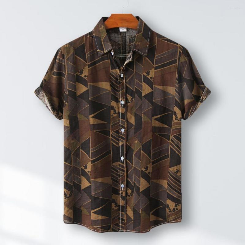 Men's Casual Shirts Fashion Men Shirt Ethnic Style Summer Short Sleeves Retro Vintage Streetwear Loose Button Blouse Top Chemise Homme, Beige
Men's Casual Shirts Fashion Men Shirt Ethnic Style Summer Short Sleeves Retro Vintage Streetwear Loose Button Blouse Top Chemise Homme, Beige