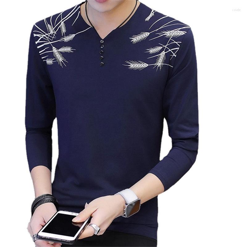 Men's T Shirts Spring And Autumn Long Sleeve T-shirt Printing Trend Wear Collarless Pure Cotton Fashion Men Clothing, Black
Men's T Shirts Spring And Autumn Long Sleeve T-shirt Printing Trend Wear Collarless Pure Cotton Fashion Men Clothing, Black