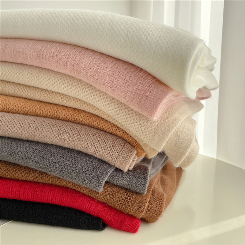Scarves Knitted Cashmere Scarf Warm Winter Pashmina Shawl Wrap Solid Bandana Female Foulard Thick Blanked 221119
Scarves Knitted Cashmere Scarf Warm Winter Pashmina Shawl Wrap Solid Bandana Female Foulard Thick Blanked 221119