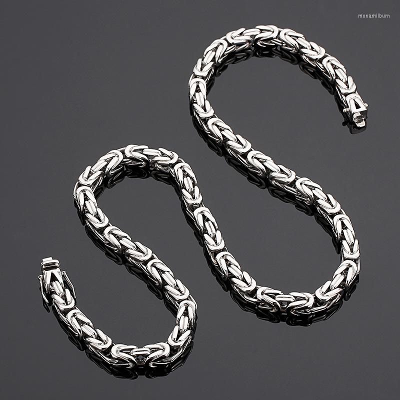 Chains Style 316L Stainless Steel Fashion Square Chain Necklace Titanium Personality Charm Men's
Chains Style 316L Stainless Steel Fashion Square Chain Necklace Titanium Personality Charm Men's