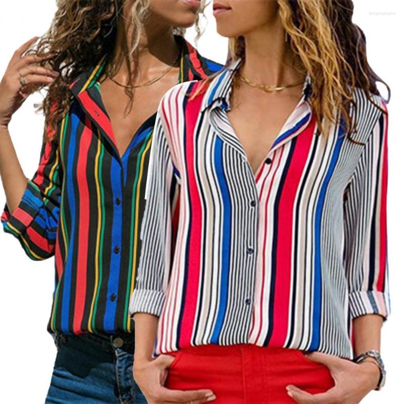 Women's Blouses Women Shirt Loose Fit Multi-color Comfortable Wear Button Closure Casual Tops Work For Conference, Blue
Women's Blouses Women Shirt Loose Fit Multi-color Comfortable Wear Button Closure Casual Tops Work For Conference, Blue