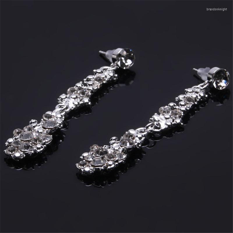 Necklace Earrings Set Sparkly Silver Earring Jewlery Clear Rhinestone Crystal Wedding And Girls Gift, Picture shown
Necklace Earrings Set Sparkly Silver Earring Jewlery Clear Rhinestone Crystal Wedding And Girls Gift, Picture shown