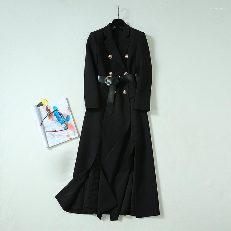 Women' Trench Coats Sale High Quality Nice Fall Winter Designer Coat Women' Turn-Down Collar Double Breasted Cool Belt Black Long, Picture shown
Women' Trench Coats Sale High Quality Nice Fall Winter Designer Coat Women' Turn-Down Collar Double Breasted Cool Belt Black Long, Picture shown