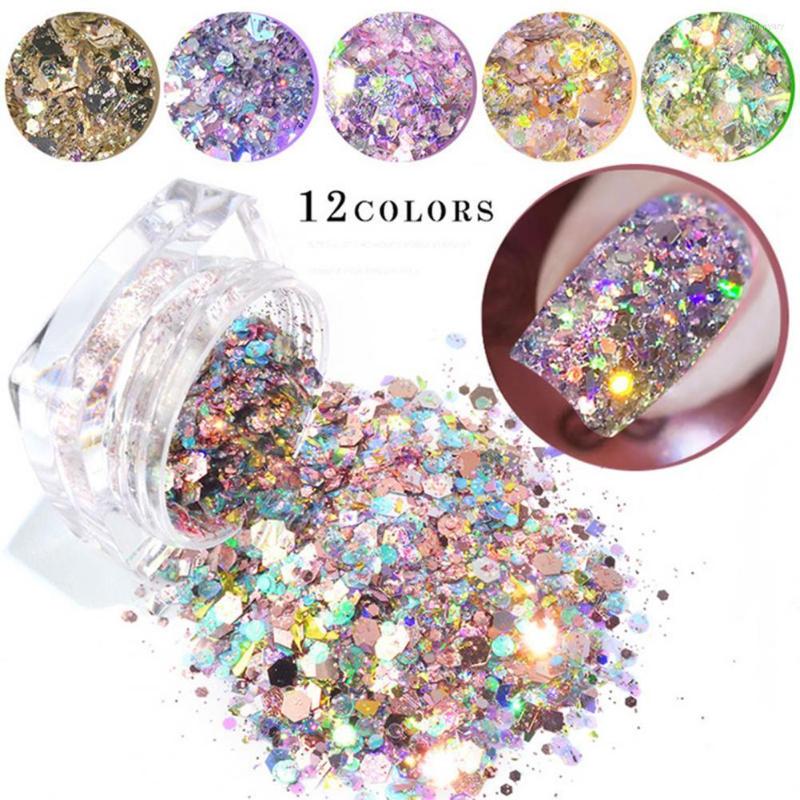 Nail Glitter 1 Jar Flakes Hexagon Shaped Ultra-thin Anti-crack Mixed Color Sequins Nails Art Decorations For Beauty
Nail Glitter 1 Jar Flakes Hexagon Shaped Ultra-thin Anti-crack Mixed Color Sequins Nails Art Decorations For Beauty
