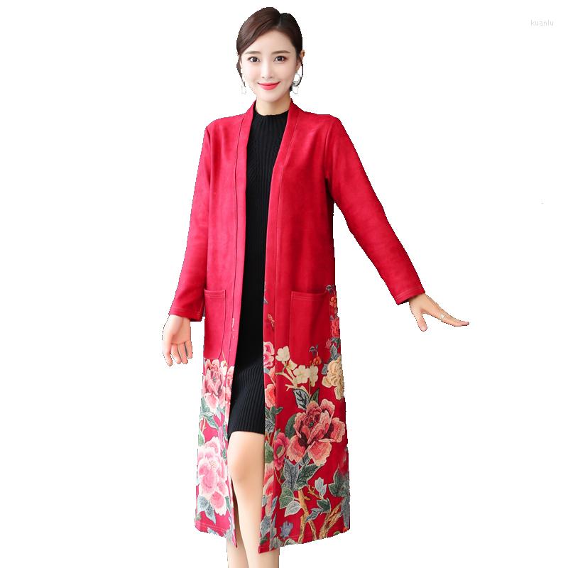 Women's Trench Coats Spring Autumn Suede Windbreaker Coat 2022 Large Size Middle Age Clothing Printed Shawl Leisure Long Female, 20
Women's Trench Coats Spring Autumn Suede Windbreaker Coat 2022 Large Size Middle Age Clothing Printed Shawl Leisure Long Female, 20