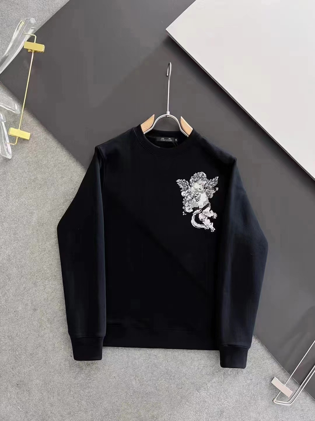 DUYOU Milano Hoodies Luxury Designer Men Hoody Women Sweatshirts Combed Cotton Print Sueter Hombre Heather Pullover Hoodies for Man DY037, Black
DUYOU Milano Hoodies Luxury Designer Men Hoody Women Sweatshirts Combed Cotton Print Sueter Hombre Heather Pullover Hoodies for Man DY037, Black