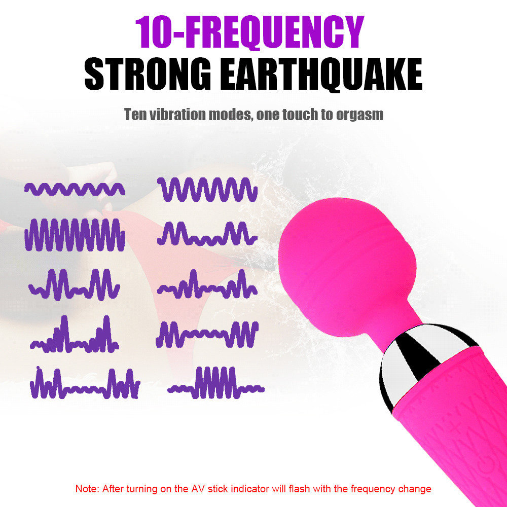 DildosDongs Powerful Clitoris Vibrators USB Recharge Magic Wand AV Vibrator Massager Sexual Wellness Erotic Sex Toys for Women Adult Product 221121