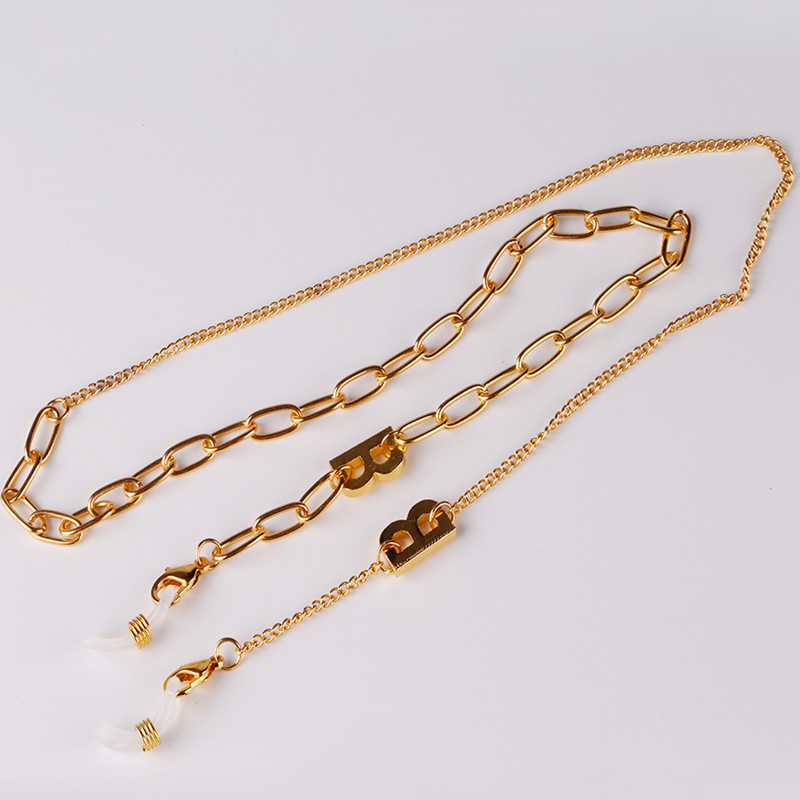 Fashion Desi multi-function Eyeglasses chains for mask earphone men women metal letters anti-slip sunglasses goggles lanyord rope string silicone loop
Fashion Desi multi-function Eyeglasses chains for mask earphone men women metal letters anti-slip sunglasses goggles lanyord rope string silicone loop
