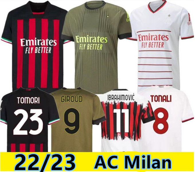 GIROUD ORIGI DEST 22/23 Soccer jerseys TOMORI IBRAHIMOVIC R.LEAO LAZETIC KALULU Third kit 2022 2023 TONALI A.REBIC theo brahim Men kids sets Ac Milans Top football shirt, Red
GIROUD ORIGI DEST 22/23 Soccer jerseys TOMORI IBRAHIMOVIC R.LEAO LAZETIC KALULU Third kit 2022 2023 TONALI A.REBIC theo brahim Men kids sets Ac Milans Top football shirt, Red