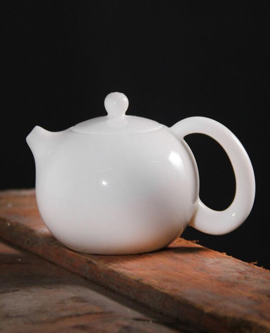 Dehua Ceramic Teapot White Porcelain Xishi Teapot Kungfu Tea Set Household Handmade Lanolin Jade Small with Filter Single Pot
Dehua Ceramic Teapot White Porcelain Xishi Teapot Kungfu Tea Set Household Handmade Lanolin Jade Small with Filter Single Pot