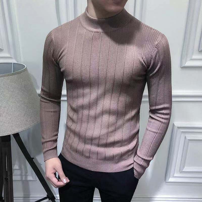 Men's Sweaters Korean Fashion Autumn Casual Vintage Style Sweater Wool Turtleneck Oversize Winter Warm Cotton Pullovers 221121