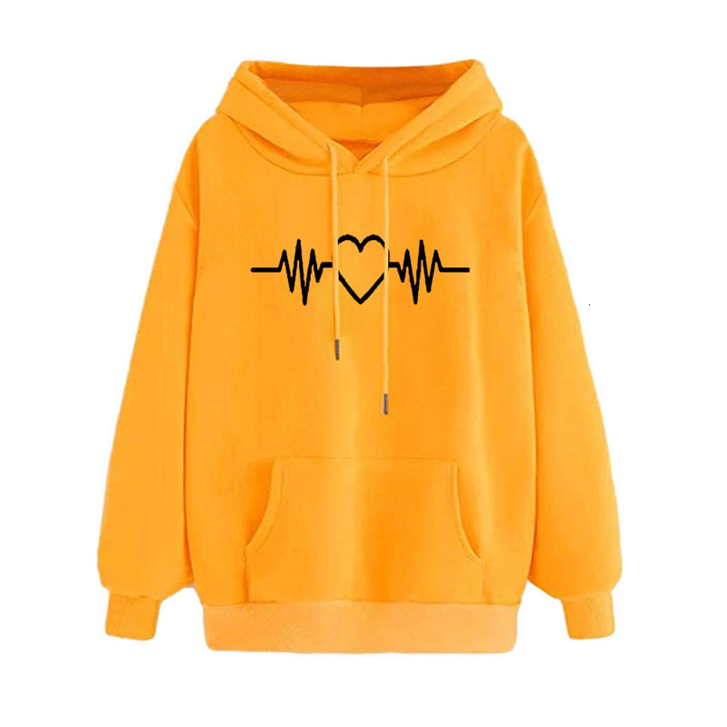 Women's Hoodies Sweatshirts Autumn Winter Print Fleece Hoodie Sweater Women Fashion Loose Long Sleeve Warm Tops Casual Multicolor Hooded Pocket P