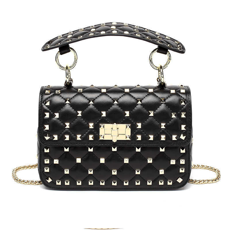Leather Rivet Handbags Chain Bag Designer Shoulder Luxury Woman Messenger Bags Clutches 2022 New Fashion Women Sheepskin, Apricot
Leather Rivet Handbags Chain Bag Designer Shoulder Luxury Woman Messenger Bags Clutches 2022 New Fashion Women Sheepskin, Apricot