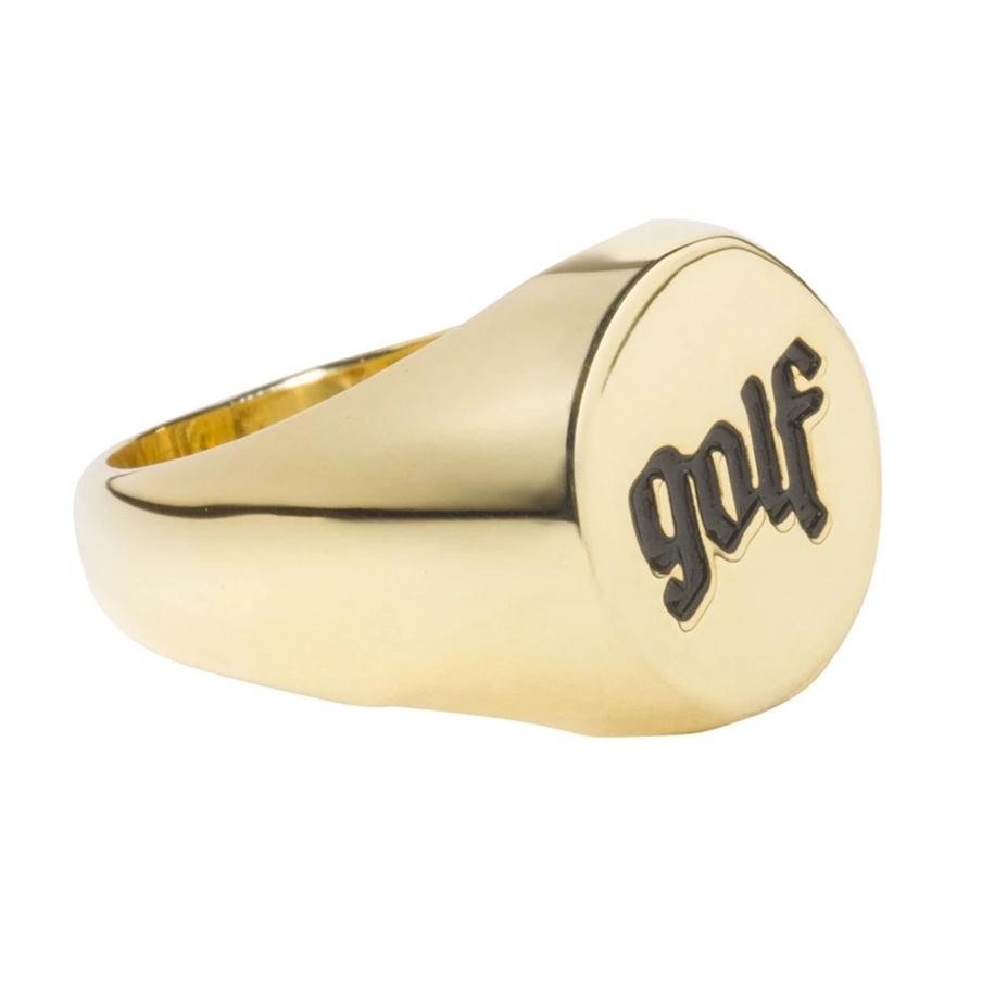 GOLF WANG OLDE RING gold logo hip hop rap street fashion men and women jewelry accessories291r
GOLF WANG OLDE RING gold logo hip hop rap street fashion men and women jewelry accessories291r