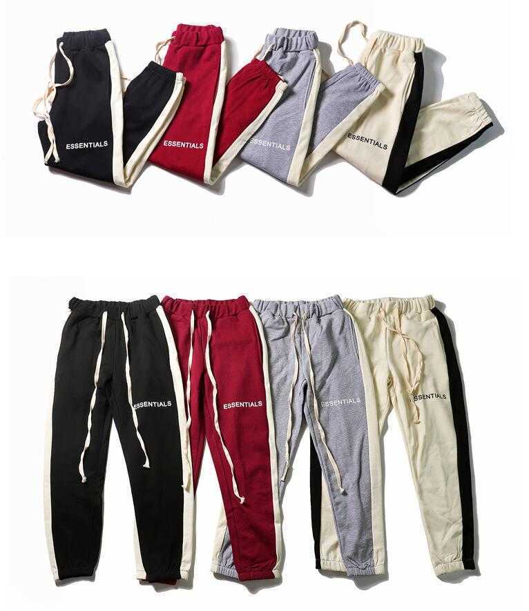 of Fear God Double Track esse Casual pants printed cotton Sports jogger type Men harem clothes spring autumn rib trousers sweatpants Size M-XXL, Black
of Fear God Double Track esse Casual pants printed cotton Sports jogger type Men harem clothes spring autumn rib trousers sweatpants Size M-XXL, Black
