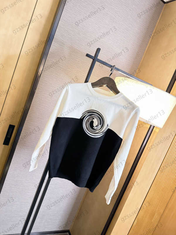 Sweater Womens Designer Chest Printed Logo Match Color Short Knit Sweaters Round Neck Long Sleeves Pulloverv Casual Knitwear Sports Joker Styles Women Apparel 1970, 13 black
Sweater Womens Designer Chest Printed Logo Match Color Short Knit Sweaters Round Neck Long Sleeves Pulloverv Casual Knitwear Sports Joker Styles Women Apparel 1970, 13 black