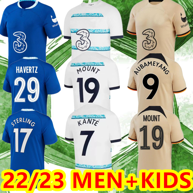 22 23 CFC Soccer Jerseys PULISIC MOUNT HAVERTZ STERLING JORGINHO 2022 2023 football shirt men kids set kits KOULIBALY KANTE uniform socks Mendy T. SILVA CUCURELLA, 22/23 home patch
22 23 CFC Soccer Jerseys PULISIC MOUNT HAVERTZ STERLING JORGINHO 2022 2023 football shirt men kids set kits KOULIBALY KANTE uniform socks Mendy T. SILVA CUCURELLA, 22/23 home patch