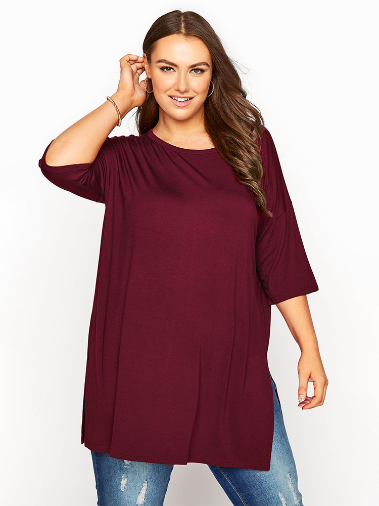Women's Plus Size TShirt Plus Size for women t shirt casual solid color tshirt street fashion oneck summer cotton short sleeve t shirts 221121