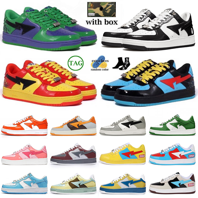 bapes shoes bapestas shoe sneaker with box bapestars bape sta running shoes for men women bapestar bapesta black white panda green pink runner trainers outdoor, 36-45 nostalgic blue yellow
bapes shoes bapestas shoe sneaker with box bapestars bape sta running shoes for men women bapestar bapesta black white panda green pink runner trainers outdoor, 36-45 nostalgic blue yellow