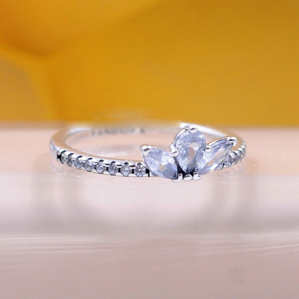 925 Sterling Silver Sparkling Herbarium Cluster Ring Fit P Jewelry Engagement Wedding Lovers Fashion Ring For Women