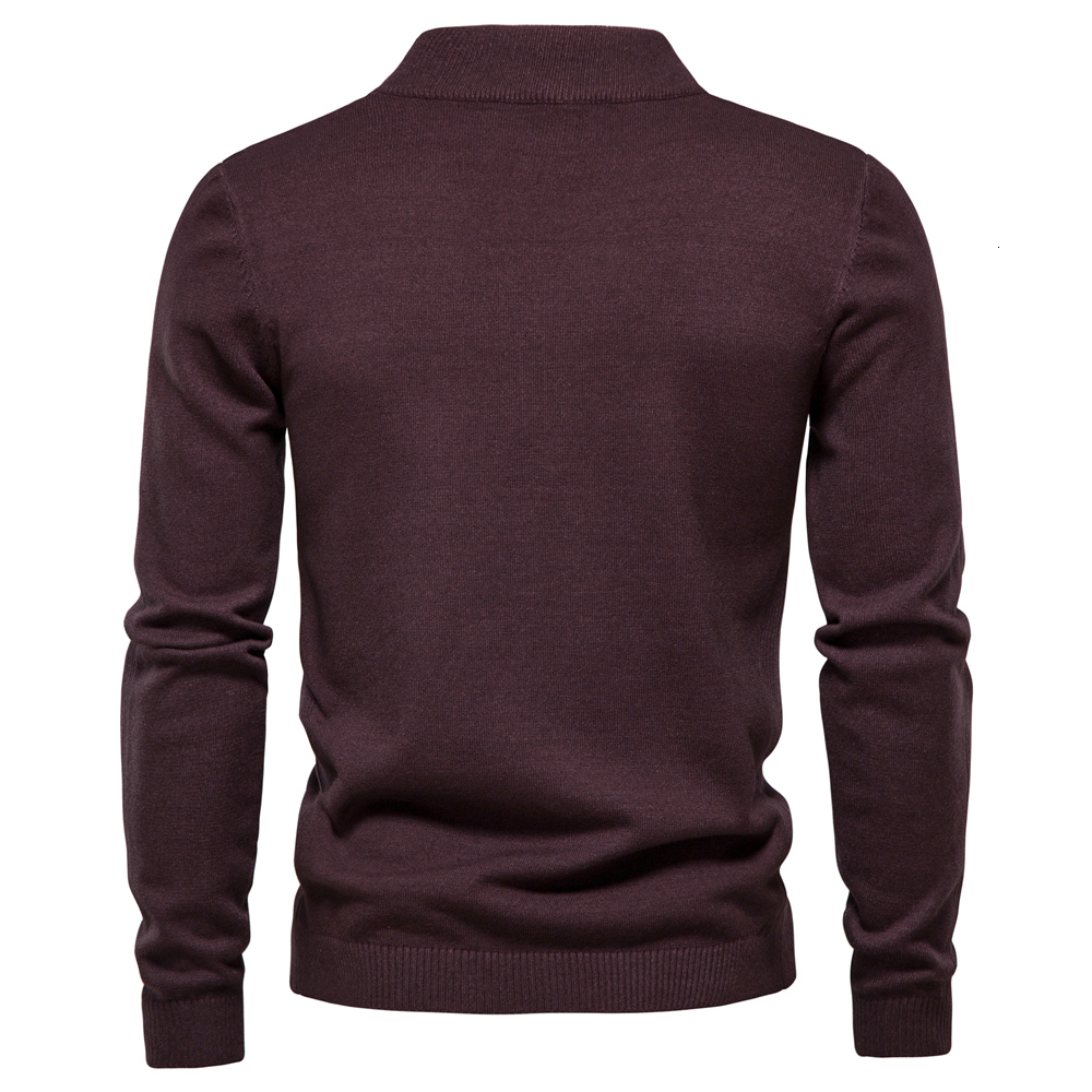 Men's Sweaters Winter Thickness Pullover O-neck Solid Color Long Sleeve Warm Slim Sweater Pull Male Clothing 221121
