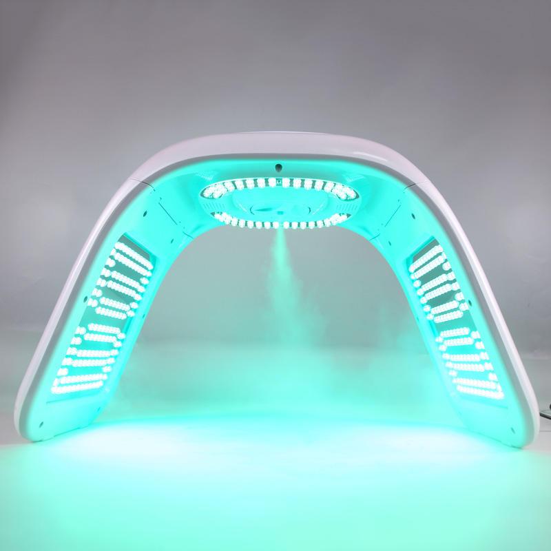 5D Collagen Light LED Therapy Machine for Skin Rejuvenation -Hot Steam Nano Spray Anti-Aging Facial Mask for Face Beauty Device for Youthful