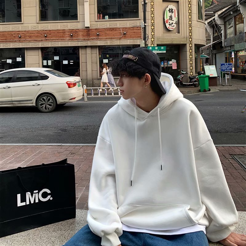 Women's Hoodies Sweatshirts Hooded Sweatshirt Men Women Oversized Hoodie Autumn Winter Long Sleeve Pullover Solid Couple Clothes Boys Grils Casua