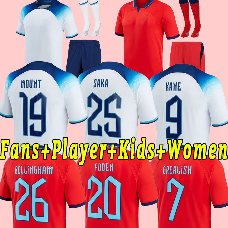 2022 2023 KANE STERLING soccer jersey 22 23 RASHFORD SANCHO GREALISH MOUNT SAKA football shirt men kids kits ENGlANDS FODEN uniforms fans player version women girl, Away+patch
2022 2023 KANE STERLING soccer jersey 22 23 RASHFORD SANCHO GREALISH MOUNT SAKA football shirt men kids kits ENGlANDS FODEN uniforms fans player version women girl, Away+patch