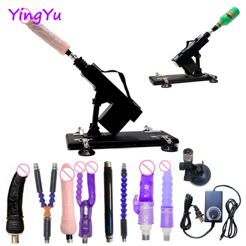 Other Sex Products Automatic sex machines for woman men Female Masturbation Pumping Gun With Big Dildo machine Toys 221121