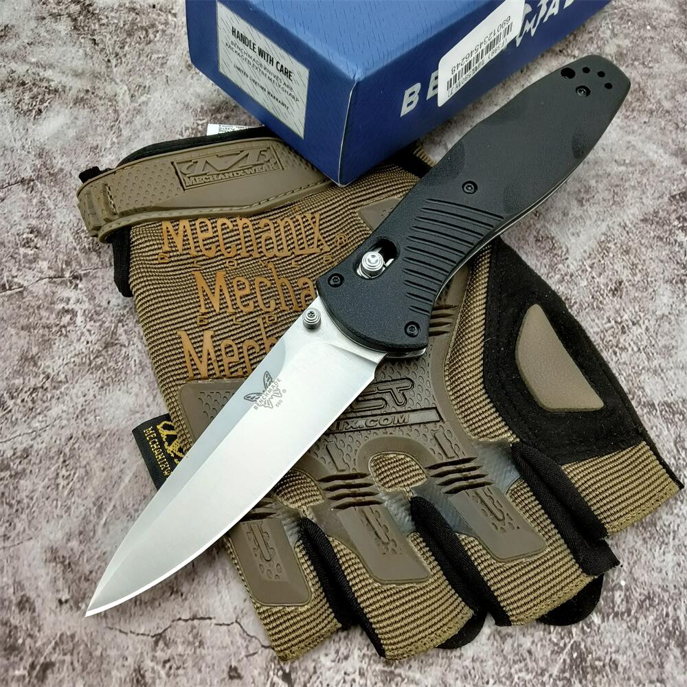 Benchmade 580/580BK Barrage AXIS-Assisted Folding Knife 3.6" Satin M390 Blade Nylon fiber Handle EDC Pocket BM42 Tactical gear Survival knife BM 4850 Tools
Benchmade 580/580BK Barrage AXIS-Assisted Folding Knife 3.6" Satin M390 Blade Nylon fiber Handle EDC Pocket BM42 Tactical gear Survival knife BM 4850 Tools