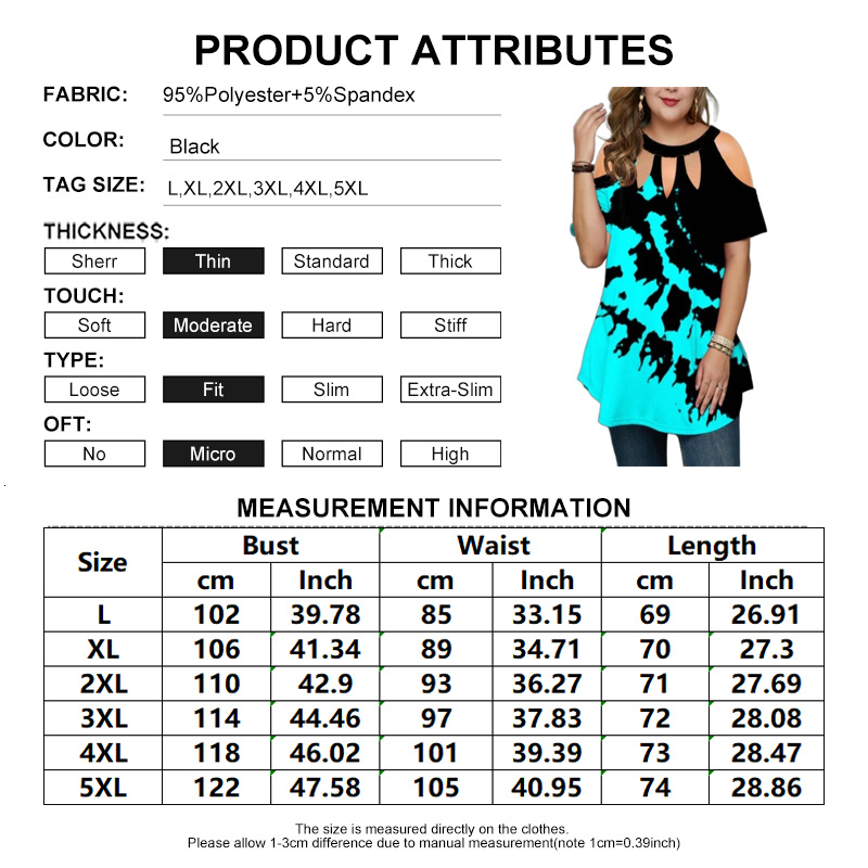 Women's Plus Size TShirt Plus Size Clothing For Women 3Xl 4Xl 5Xl Tunicas De Mujer Fashion Summer Cold Shoulder Hollow TShirt Camisetas De Mujer 