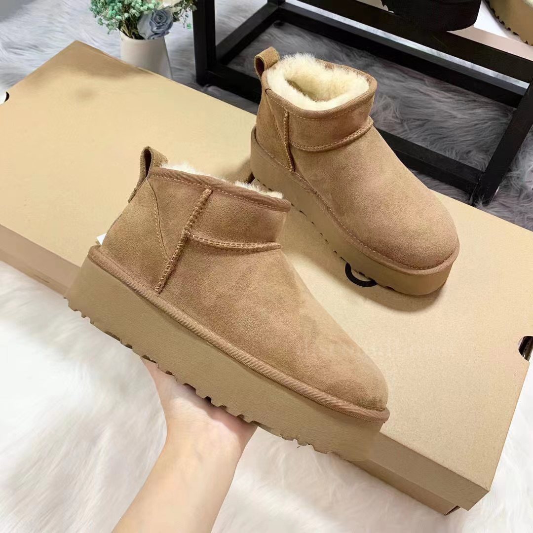 Platform Women Boot Australia Designer Classic Ultra Mini Snow Boots New Tazz Fur Slippers Tasman Suede Wool Winter Thick bottom Ankle Booties, Shoe box
Platform Women Boot Australia Designer Classic Ultra Mini Snow Boots New Tazz Fur Slippers Tasman Suede Wool Winter Thick bottom Ankle Booties, Shoe box