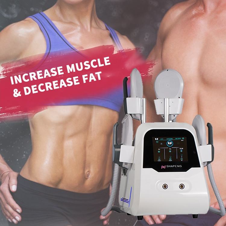 4 handles slimming body sculpt slim machine electric muscle ems stimulator