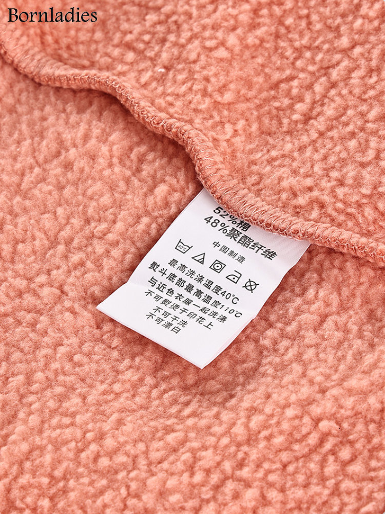 Women's Hoodies Sweatshirts Bornladies Couple Sets Winter Thicken Fleece Women Cotton Sweatshirt Oversized Female Warm Pullovers Jacket 221121