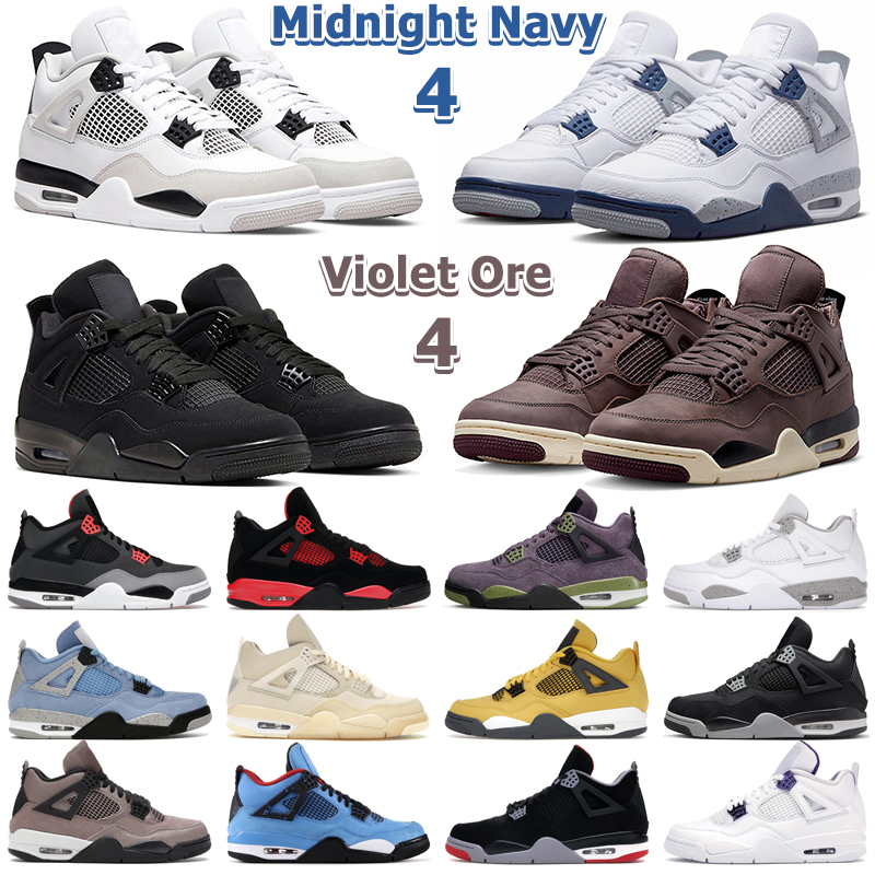 Midnight Navy 4 Basketball Shoes Men Women 4s Violet Ore Military Black Cat Red Thunder University Blue Sail White Oreo Canvas Mens Trainers 2023, 46
Midnight Navy 4 Basketball Shoes Men Women 4s Violet Ore Military Black Cat Red Thunder University Blue Sail White Oreo Canvas Mens Trainers 2023, 46