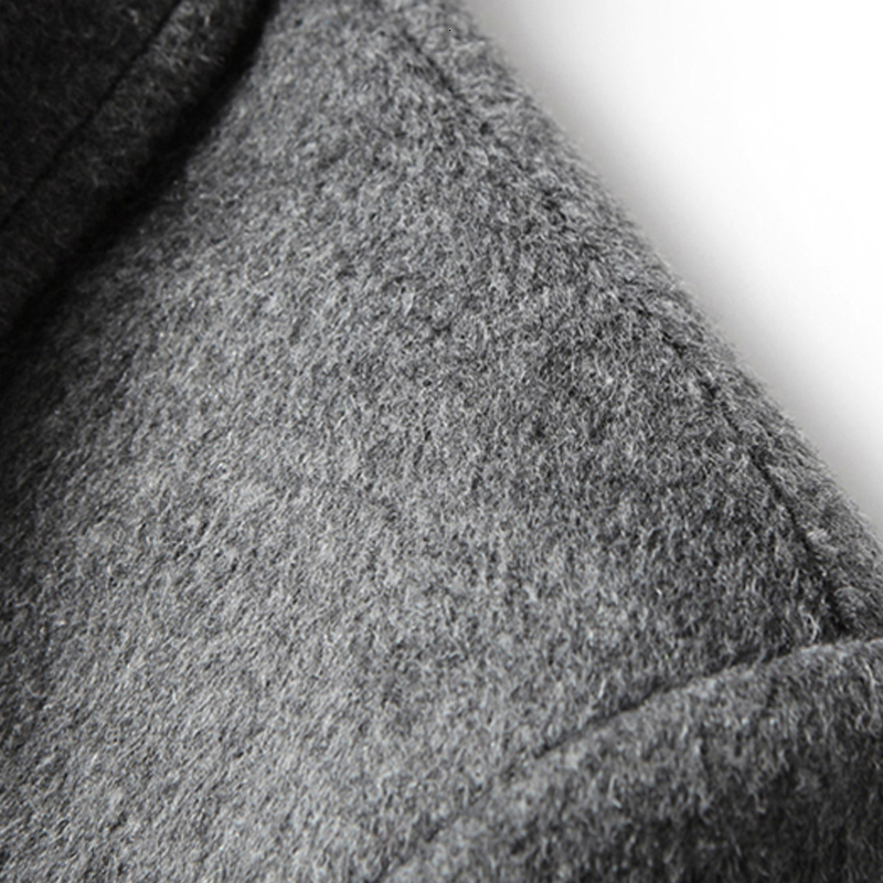 Men's Jackets Wool Coat Men's Black Long Autumn and Winter Fashion Slim Thick Warm Formal Business Casual Mix Match Large Size Jackets 22112