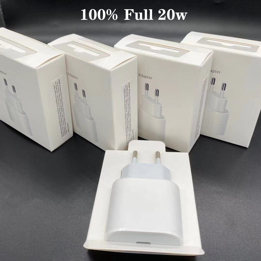 Official PD 3.0 20W Fast Safety Charger for iPhone14 13 12 11 EU/US Plug USB-C Type-C Power Adapter Quick Chargers with Retail Box Green Sticker
Official PD 3.0 20W Fast Safety Charger for iPhone14 13 12 11 EU/US Plug USB-C Type-C Power Adapter Quick Chargers with Retail Box Green Sticker